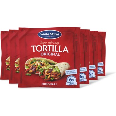 pdp-image-Santa Maria Tortilla wraps original 6x large 6-pack