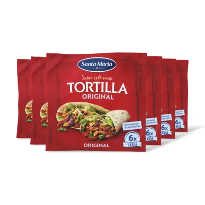 pdp-image-Santa Maria Tortilla wraps original 6x large 6-pack