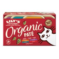 Een afbeelding van Lily's Kitchen Organic paté diverse smaken 8-pack