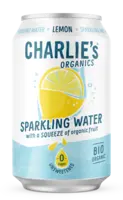 Charlie's Organics sparkling water lemon