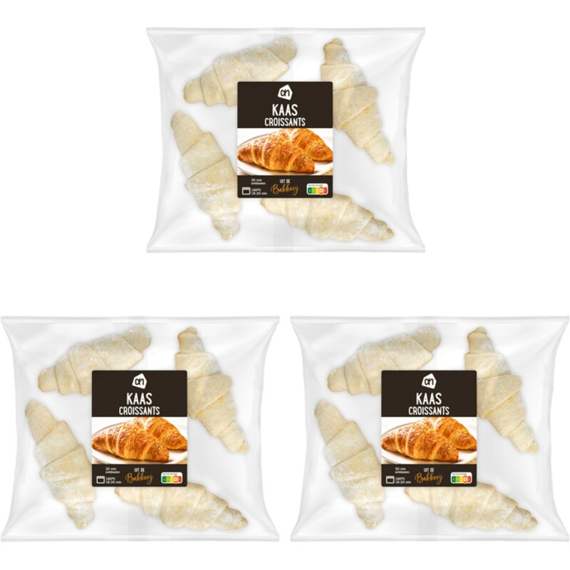 Een afbeelding van AH Kaas croissants 3-pack