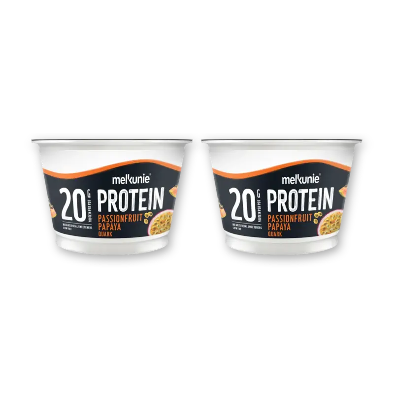 Protein kwark passionfruit papaya 2-pack