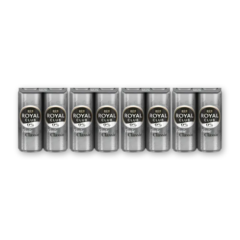 Royal Club Tonic 0% suiker 16-pack
