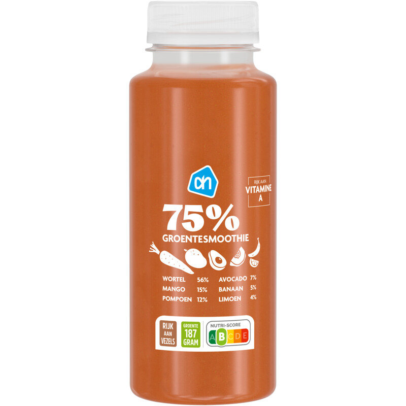AH 75% Groentesmoothie wortel mango