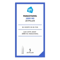 AH Paracetamol zetpillen 1000mg