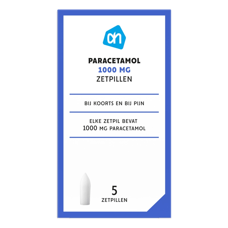 AH Paracetamol zetpillen 1000mg