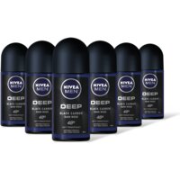NIVEA Men deep carbon anti transpirant rol 6pk