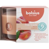 Bolsius Geurglas true scents anti tabak peach