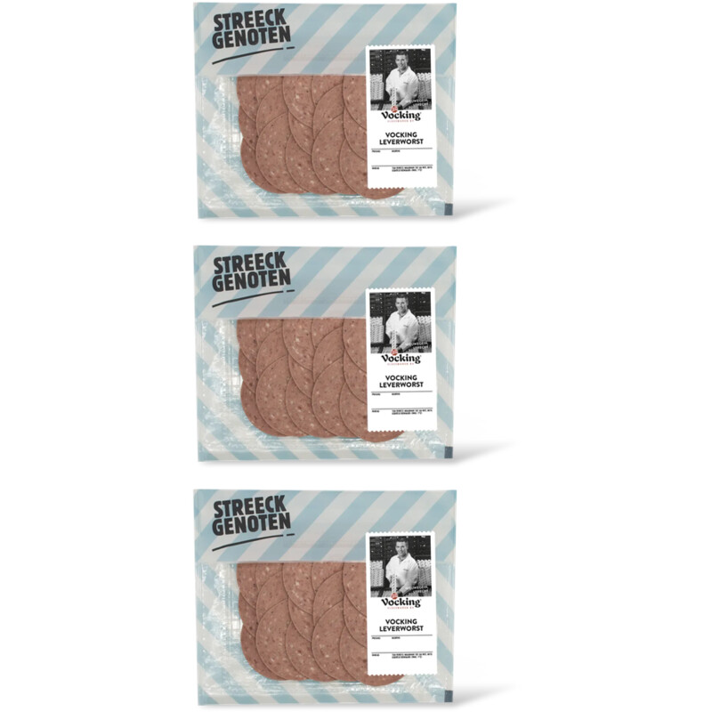 Streeckgenoten Vocking leverworst 3-pack