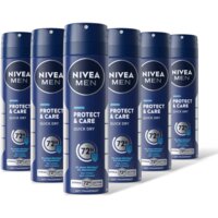 NIVEA Men protect & care deodorant spray 6-pck