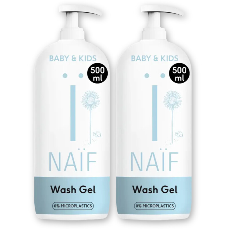 Naïf Baby & kids wash gel 2-pack