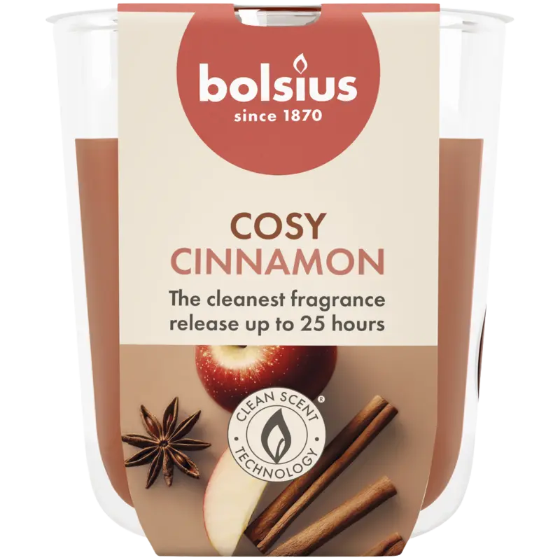 True scents geurglas apple cinnamon 8cm
