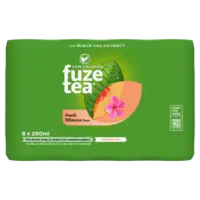 Fuze Tea Peach hibiscus 8-pack bel
