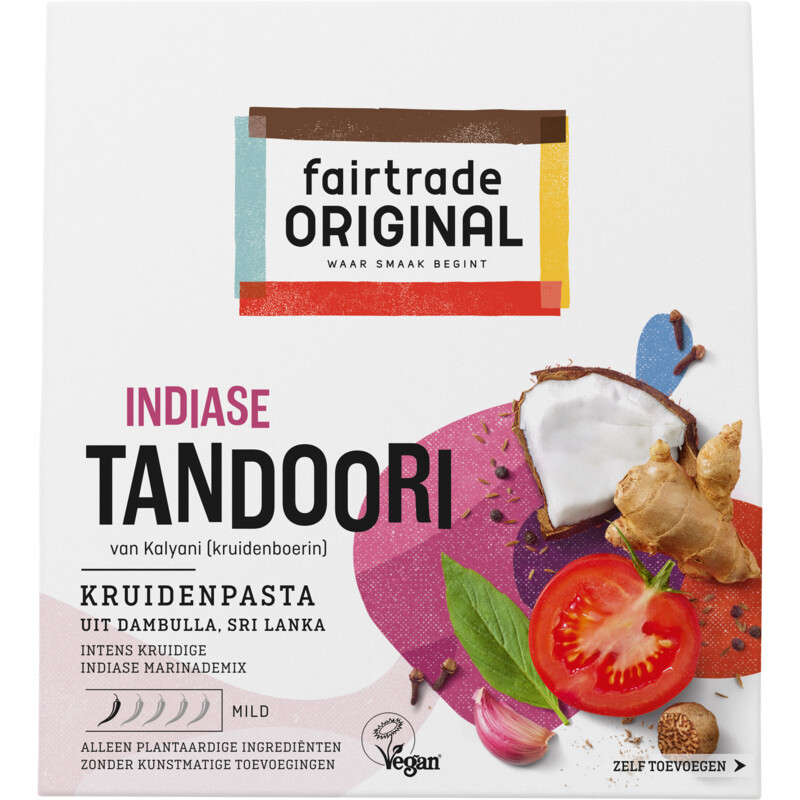 Fairtrade Original Kruidenpasta Indiase tandoori
