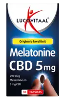 Lucovitaal Melatonine CBD 5mg capsules
