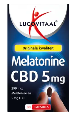 pdp-image-Lucovitaal Melatonine CBD 5mg capsules