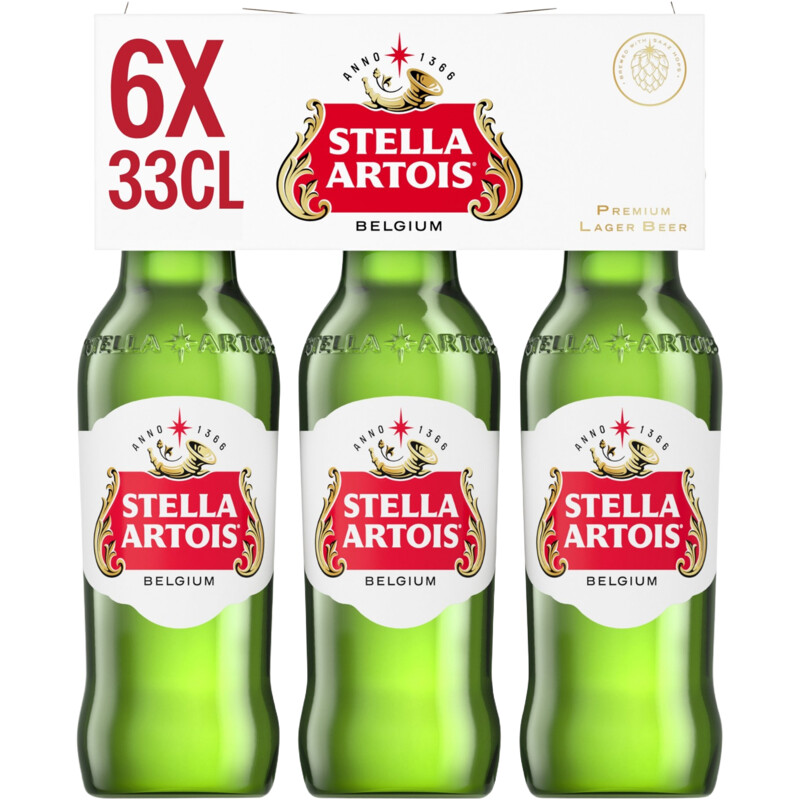 Stella Artois Belgium pils 6-pack