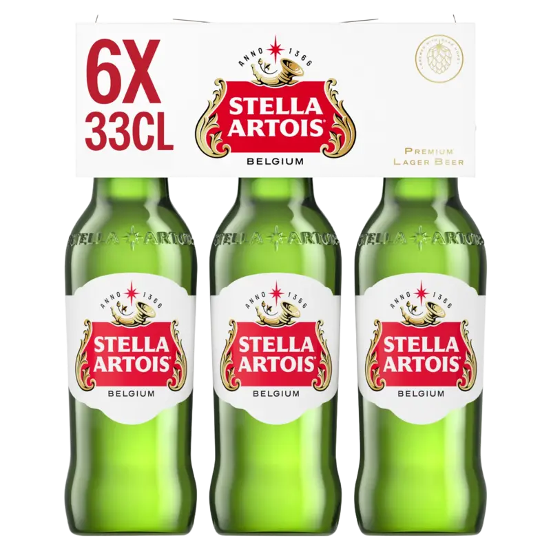 Stella Artois Belgium pils 6-pack