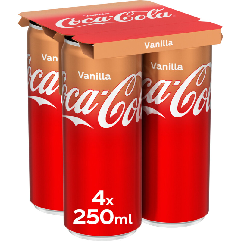 Een afbeelding van Coca-Cola Vanilla 4-pack