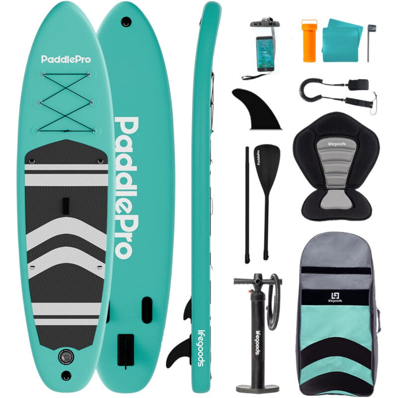 Lifegoods Sup board allround with seat mint green