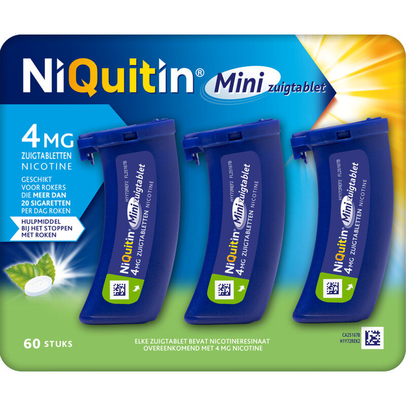 Een afbeelding van Niquitin Minizuigtabletten 4mg  stoppen met roken