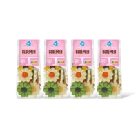 AH Chocolade bloemen melk en wit 4-pack