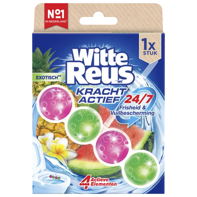 Witte Reus Toiletblok kracht actief exotisch