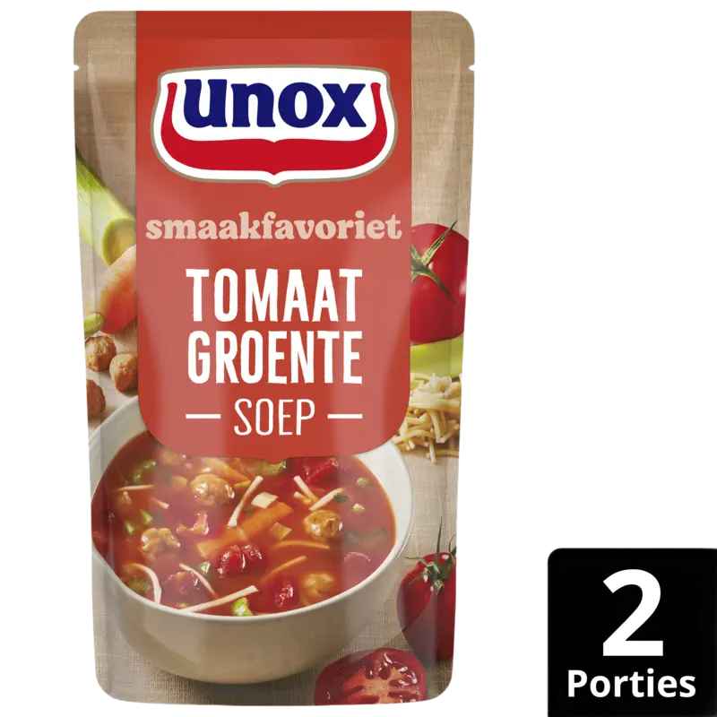 Unox Tomaat groente soep