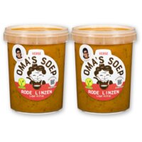 Oma's Rode linzen soep 2-pack