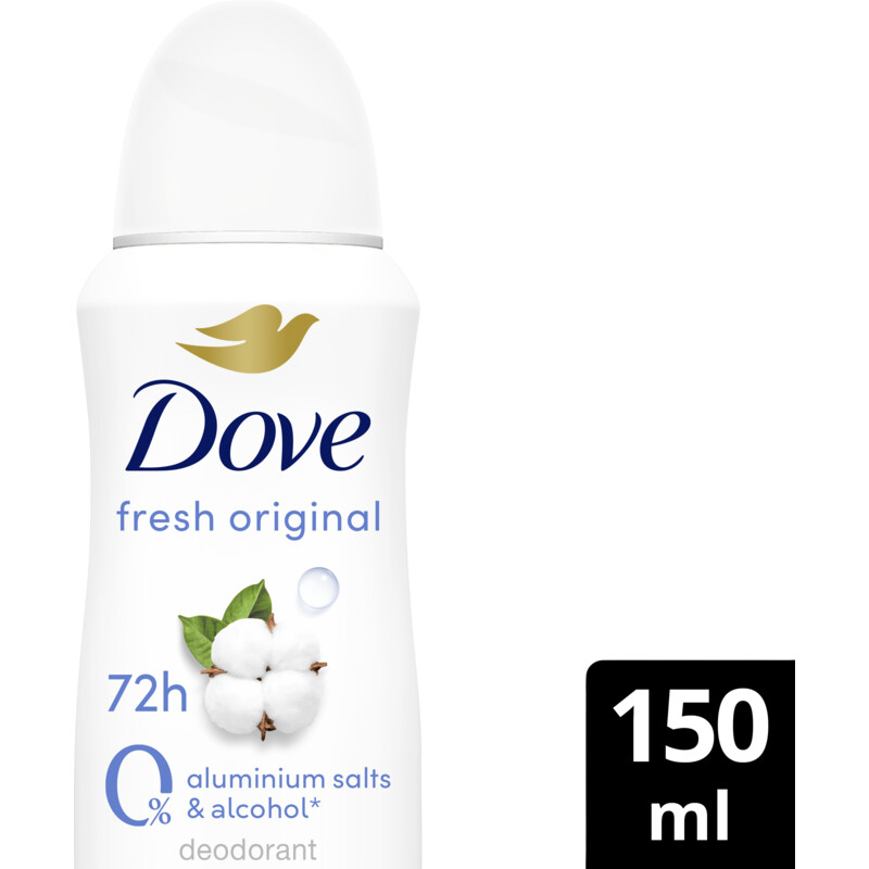 Een afbeelding van Dove Original 0% deodorant spray