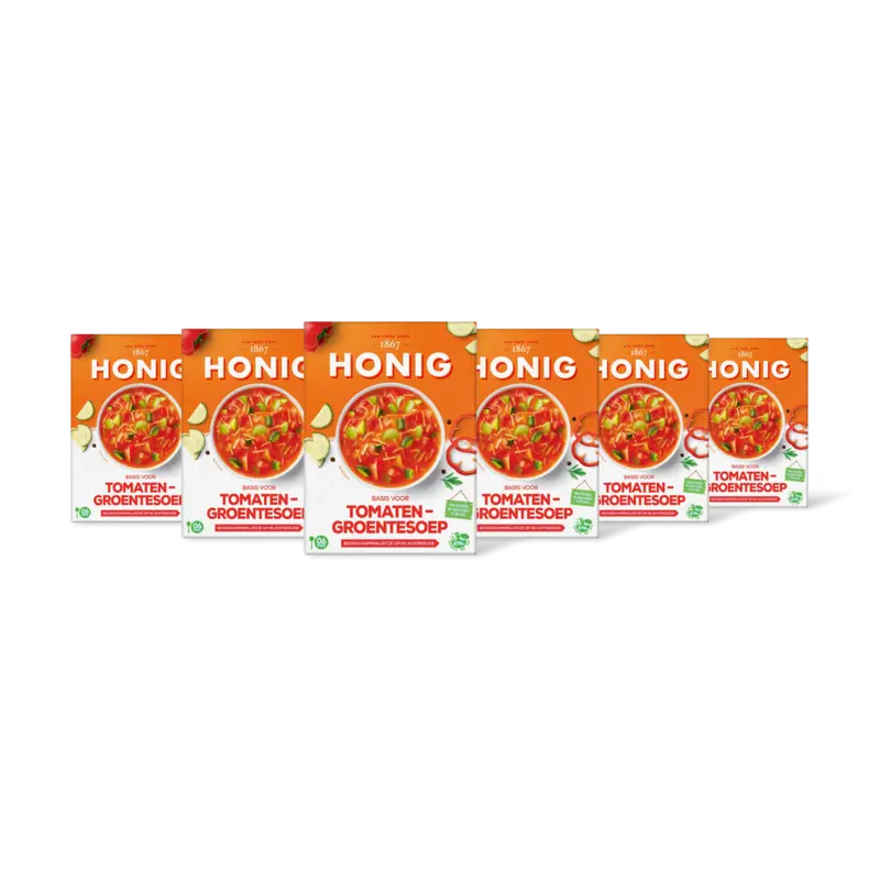 Honig Basis voor tomaten-groentesoep 6-pack