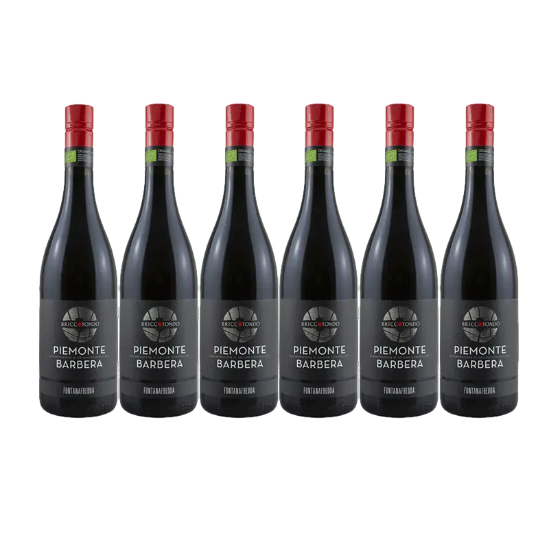 Briccotondo barbera organic wine 6 fles