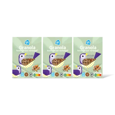 pdp-image-AH Granola koolhydraat verlgd 0% suiker 3pk