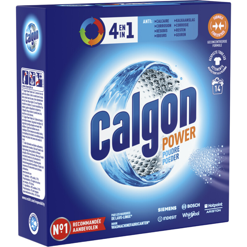 Een afbeelding van Calgon Wasmachinereiniger anti kalk poeder