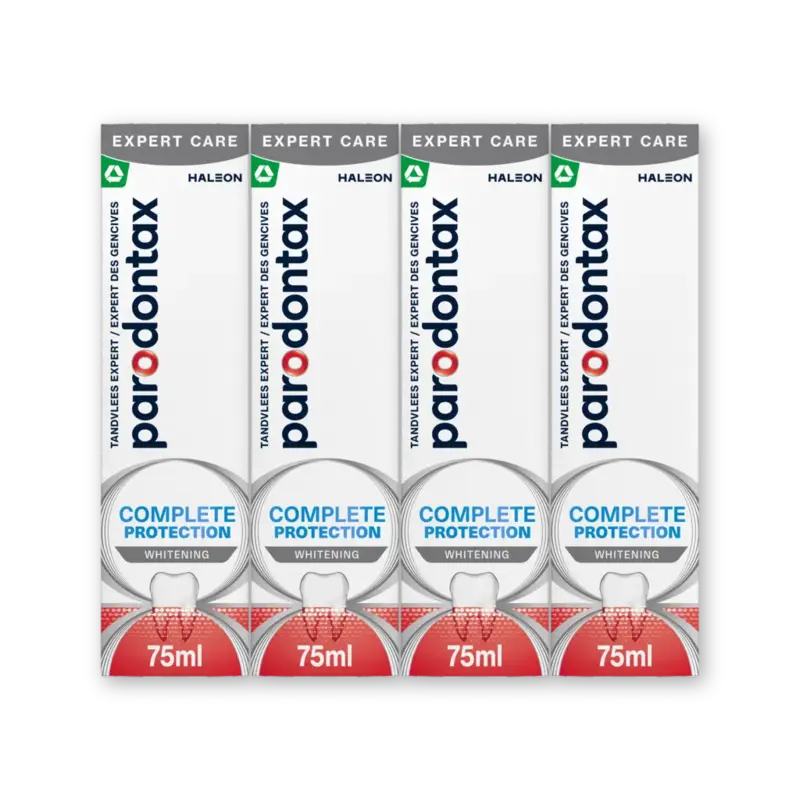 Parodontax Complete protect whitening tandpasta 4pk