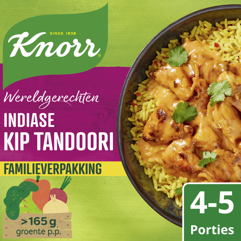 Een afbeelding van Knorr Wereldgerechten Indiase kip tandoori XL