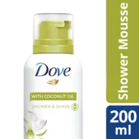 Dove Coconut oil shower mousse