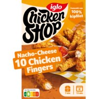 Een afbeelding van Iglo Chicken shop nacho cheese fingers