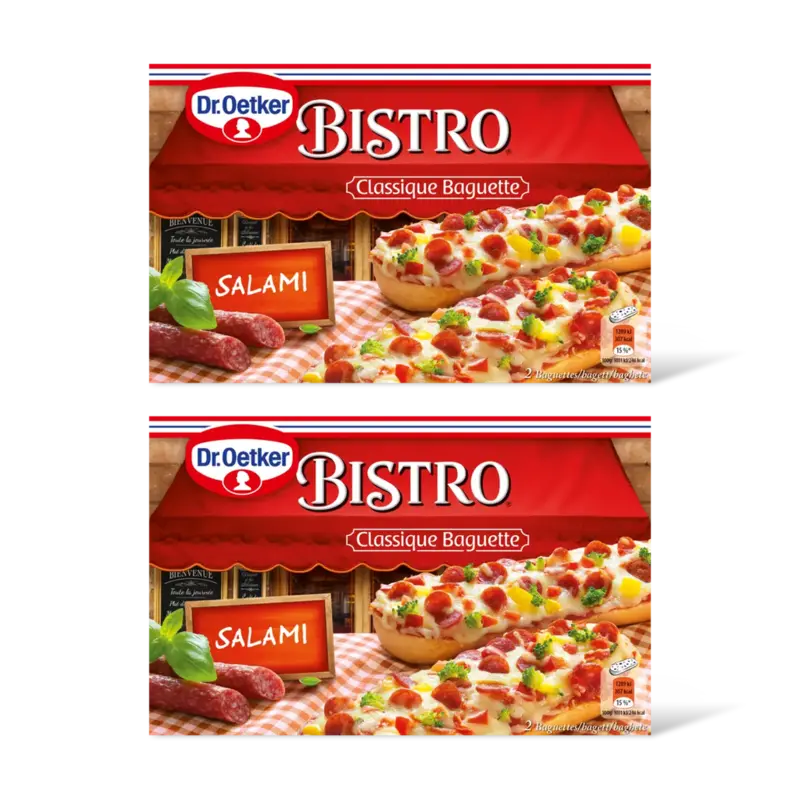 Dr. Oetker Bistro baguette salami 2-pack