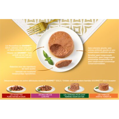 pdp-image-Gourmet Gold mousse met kip zalm niertjes konijn