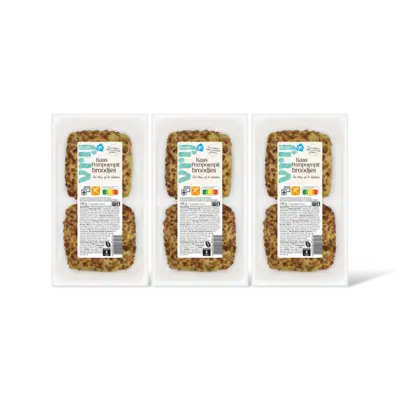 pdp-image-AH Glutenvrij Kaas pompoenpit broodjes 3-pack