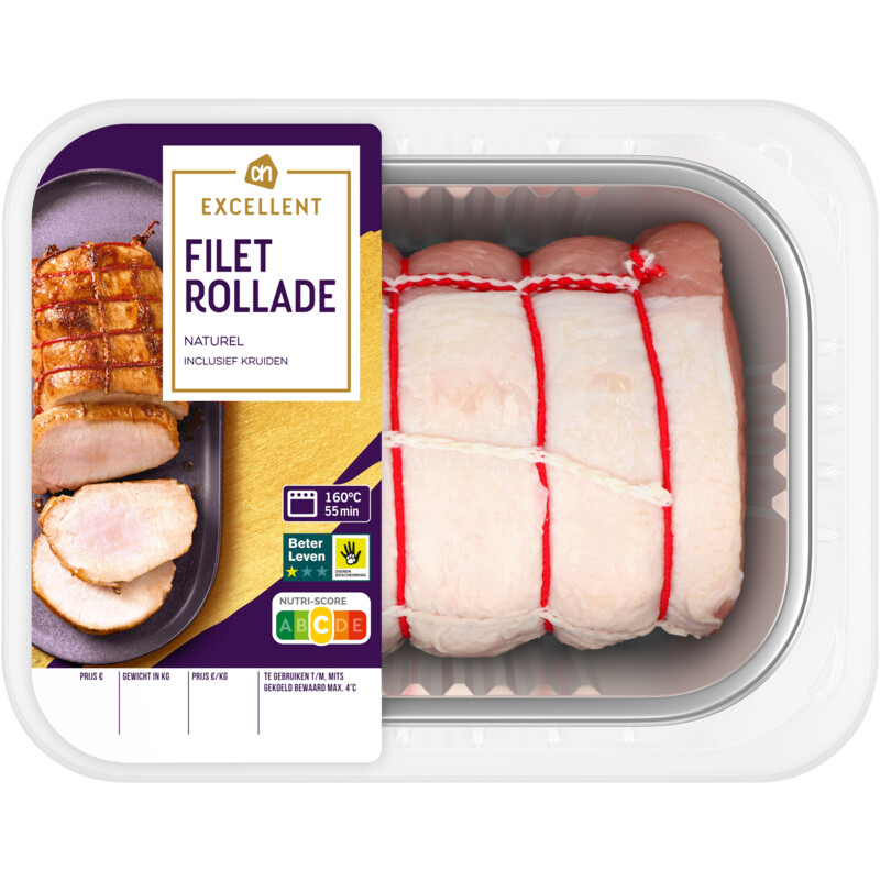 Een afbeelding van AH Excellent Filetrollade naturel