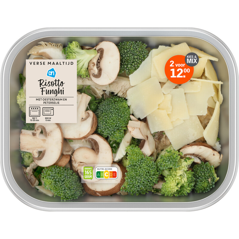Een afbeelding van AH Verse maaltijd risotto funghi