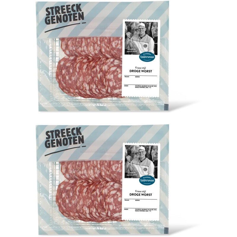 Streeckgenoten Friese droge worst 2-pack
