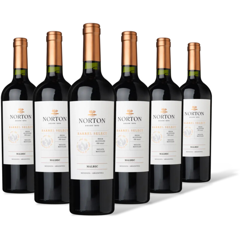Norton Barrel select malbec 6 flessen