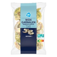 AH Wokgarnalen met knoflook en peterselie