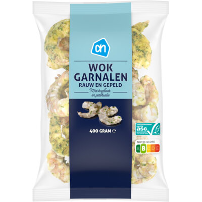 pdp-image-AH Wokgarnalen met knoflook en peterselie