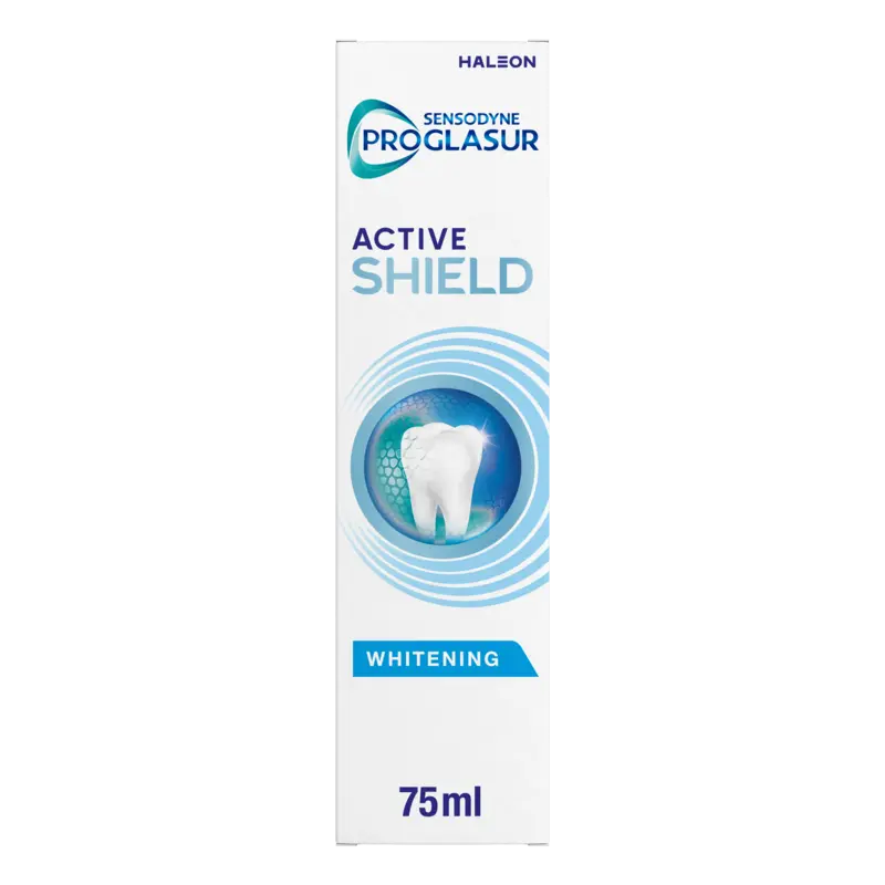 Proglasur active shield white tandpasta