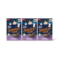 Felix Sauce time met kip- of zalmsmaak 3-pack