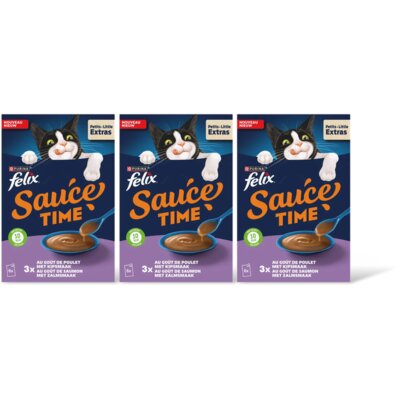 pdp-image-Felix Sauce time met kip- of zalmsmaak 3-pack